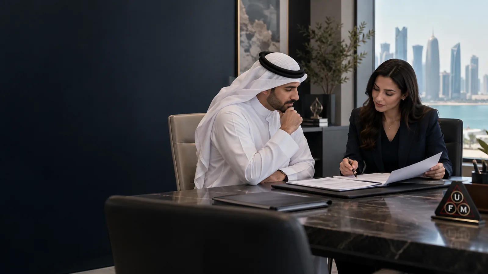 Illustrative professional discussion about outstanding invoices