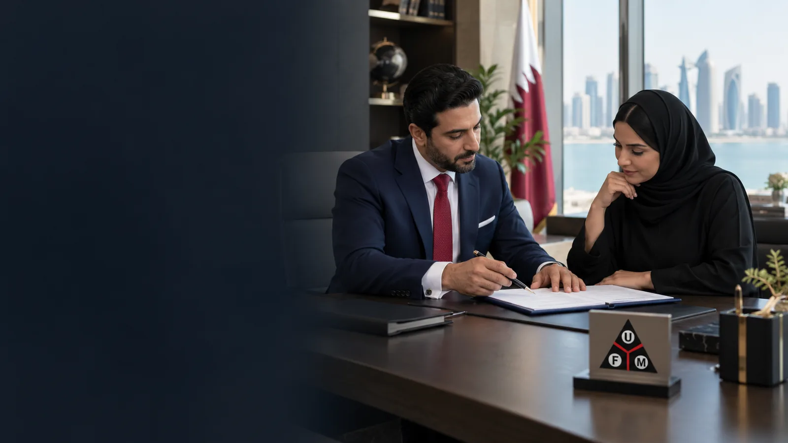 Illustrative business contract consultation
